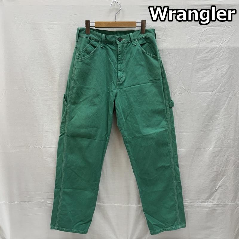 ラングラー Wrangler パンツ ワークパンツ、ペインターパンツ WM4989 カラーデニム ワーク ペインター パンツ WRAPIDIRANSIT S メンズ USED 古着 中古 50151561