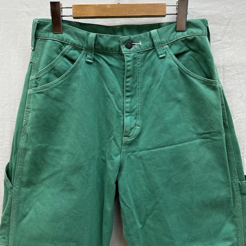 ラングラー Wrangler パンツ ワークパンツ、ペインターパンツ WM4989 カラーデニム ワーク ペインター パンツ WRAPIDIRANSIT S メンズ USED 古着 中古 50151561