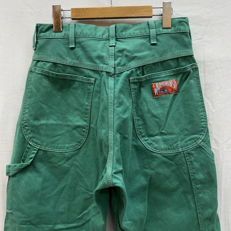 ラングラー Wrangler パンツ ワークパンツ、ペインターパンツ WM4989 カラーデニム ワーク ペインター パンツ WRAPIDIRANSIT S メンズ USED 古着 中古 50151561