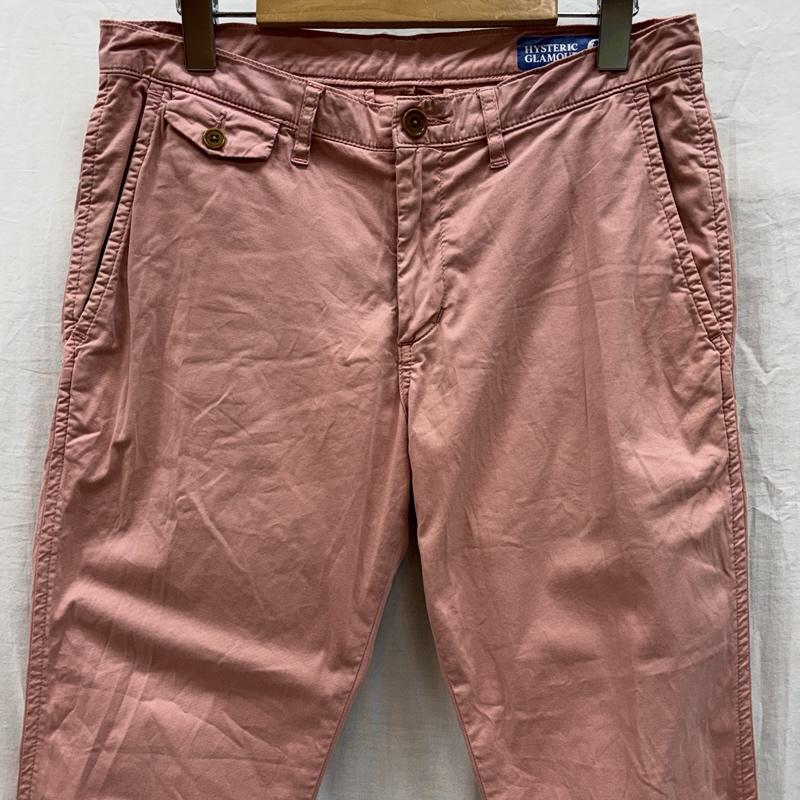 ヒステリックグラマー HYSTERIC GLAMOUR ボトムス ボトムス 0242AP04 ストレッチ スリム トラウザー パンツ M 桃 / ピンク / pink メンズ USED 古着 中古 50151562