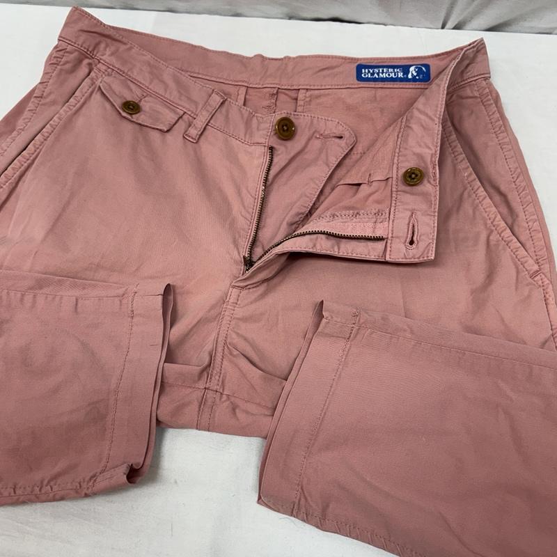 ヒステリックグラマー HYSTERIC GLAMOUR ボトムス ボトムス 0242AP04 ストレッチ スリム トラウザー パンツ M 桃 / ピンク / pink メンズ USED 古着 中古 50151562