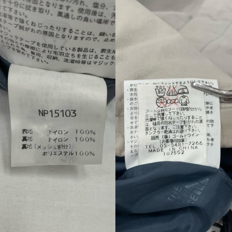 ザノースフェイス THE NORTH FACE ジャケット、上着 ジャンパー、ブルゾン ナイロンジャケット GORE-TEX NP15103 ゴアテックス アウトドア ジップアップ M ワンポイント X ロゴ、文字 X 刺繍 灰 / グレー / gray メンズ USED 古着 中古 50151566