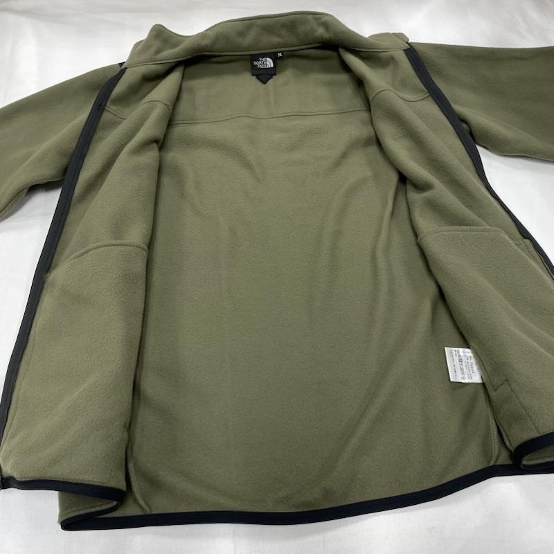 ザノースフェイス THE NORTH FACE ジャケット、上着 ジャンパー、ブルゾン マウンテンバーサマイクロ ジャケット フリース 切替 ジップアップ NL72304 M ワンポイント X ロゴ、文字 X 刺繍 カーキ / カーキ / khaki X 黒 / ブラック / black メンズ USED 古着 中古 50151576