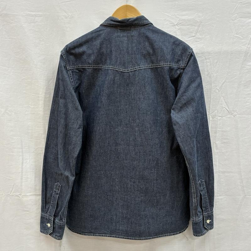 ディセンダント DESCENDANT シャツ、ブラウス 長袖 ダンガリー デニム シャンブレー シャツ 2 メンズ USED 古着 中古 50151583