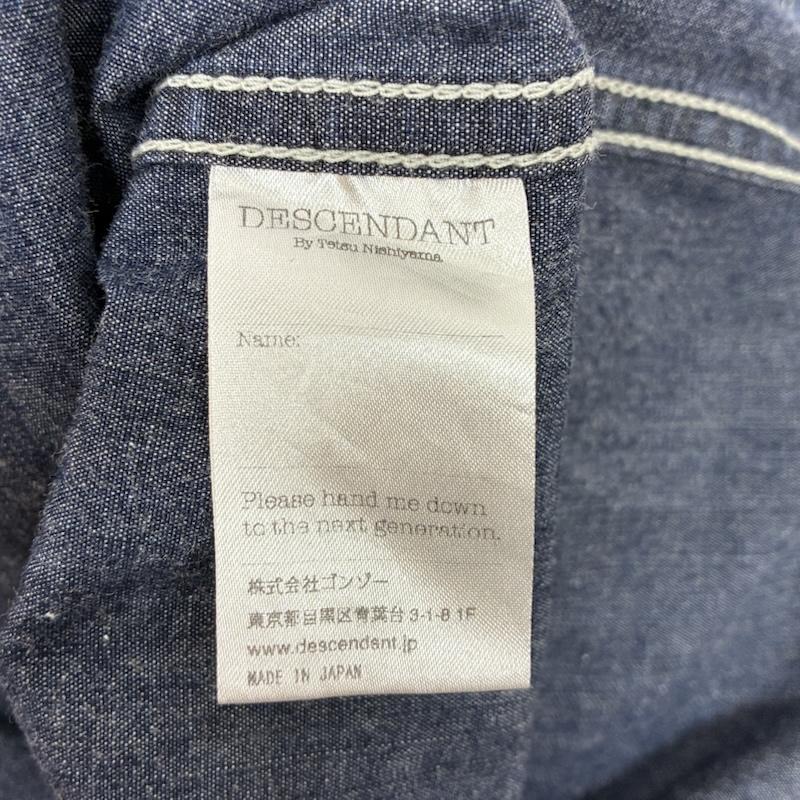 ディセンダント DESCENDANT シャツ、ブラウス 長袖 ダンガリー デニム シャンブレー シャツ 2 メンズ USED 古着 中古 50151583