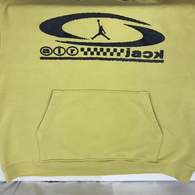 エアジョーダン AIR JORDAN パーカー 長袖 NIKE トラヴィススコット Travis Scott コラボ Pullover Hoodie 2 スウェット パーカー FQ7821-308 M ロゴ、文字 X プリント X 刺繍 メンズ USED 古着 中古 50151588