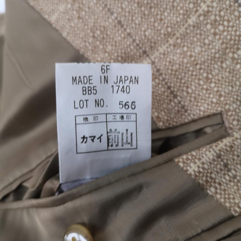 アクアスキュータム Aquascutum ジャケット、上着 ジャケット、ブレザー カシミヤ 100％ 2B シングル テーラード ジャケット BB5 L ベージュ / ベージュ / beige メンズ USED 古着 中古 50151600