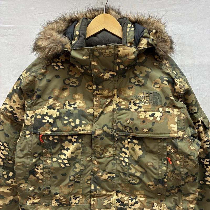 ザノースフェイス THE NORTH FACE ジャケット、上着 ダウンジャケット MCMURDO PARKA マクマードパーカー カモ フード ファー ダウン ジャケット ND51404 S カモフラージュ柄・迷彩 X ロゴ、文字 マルチカラー / マルチカラー / multicolor メンズ USED 古着 中古 50151623