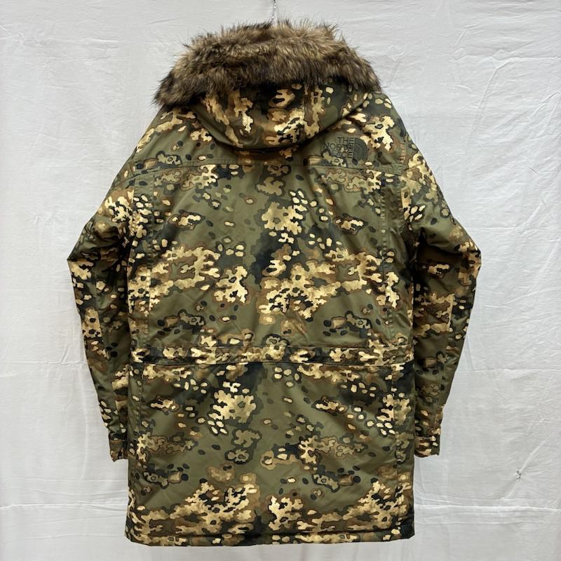 ザノースフェイス THE NORTH FACE ジャケット、上着 ダウンジャケット MCMURDO PARKA マクマードパーカー カモ フード ファー ダウン ジャケット ND51404 S カモフラージュ柄・迷彩 X ロゴ、文字 マルチカラー / マルチカラー / multicolor メンズ USED 古着 中古 50151623