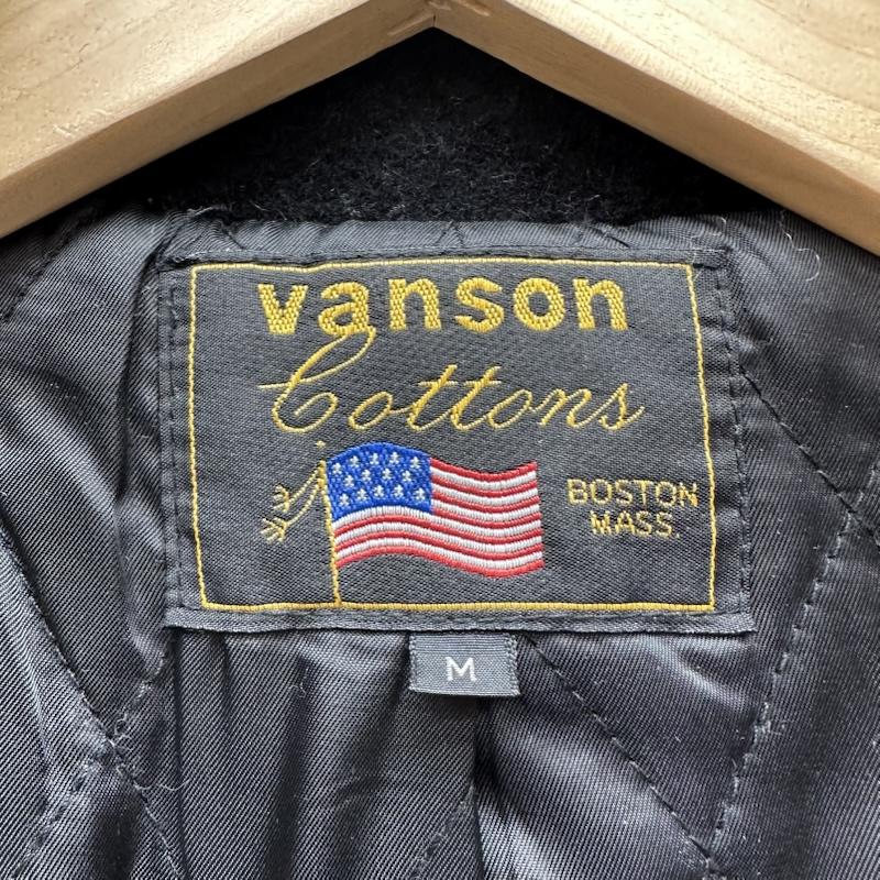ヴァンソン VANSON ジャケット、上着 ライダース メルトン ウール ライダース ジャケット 78564E 41 M 黒 / ブラック / black メンズ USED 古着 中古 50151630