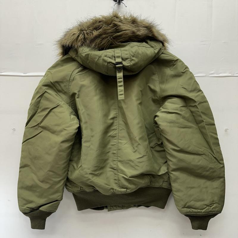 バズリクソンズ Buzz Rickson s ジャケット、上着 フライトジャケット UNITED CARR N-2B フード ファー フライト ジャケット UC12350 M カーキオリーブ / カーキオリーブ / メンズ USED 古着 中古 50151632