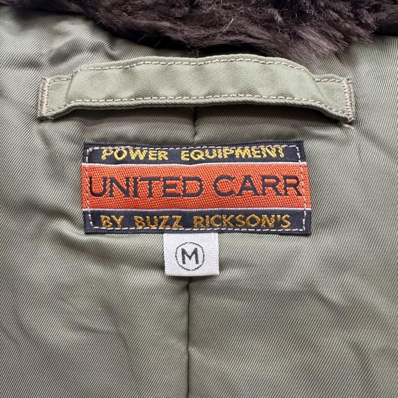 バズリクソンズ Buzz Rickson s ジャケット、上着 フライトジャケット UNITED CARR N-2B フード ファー フライト ジャケット UC12350 M カーキオリーブ / カーキオリーブ / メンズ USED 古着 中古 50151632