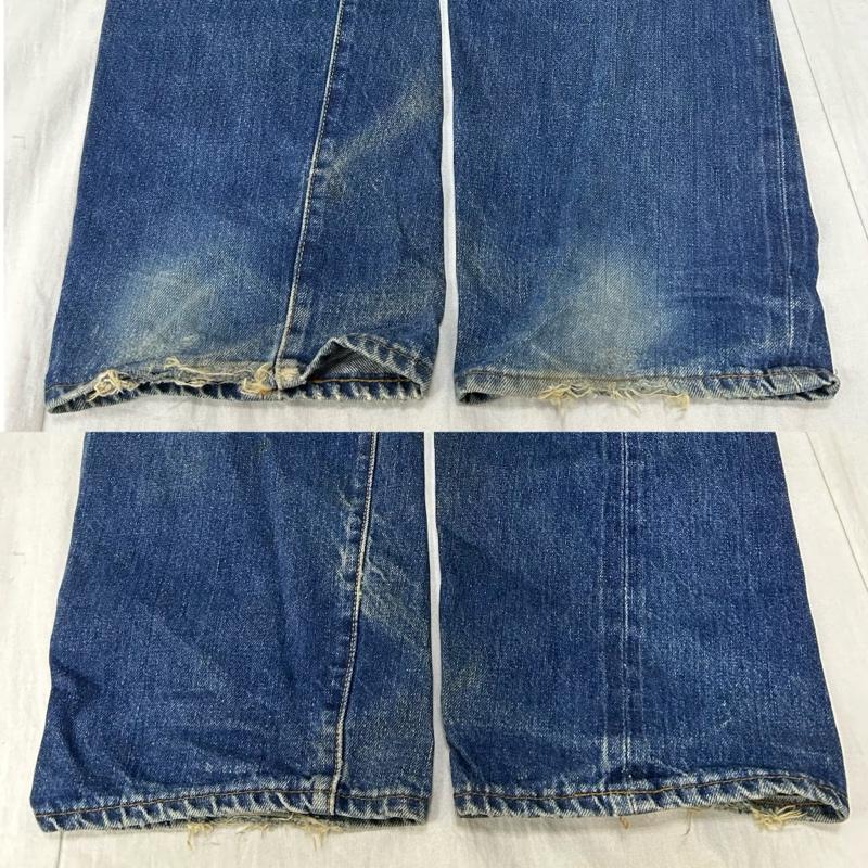 リーバイス Levi s パンツ デニム、ジーンズ 501 ボタン裏555 ビックE ボタンフライ USA製 92年製 w32 L36 32インチ 無地 青 / ブルー / blue メンズ USED 古着 中古 50151648