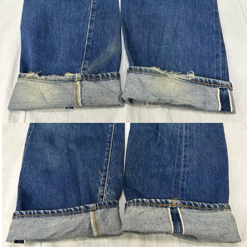 リーバイス Levi s パンツ デニム、ジーンズ 501 ボタン裏555 ビックE ボタンフライ USA製 92年製 w32 L36 32インチ 無地 青 / ブルー / blue メンズ USED 古着 中古 50151648