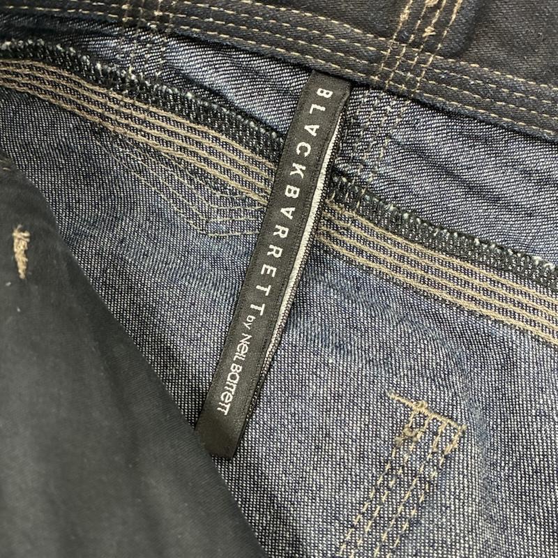 ブラックバレット Black Barrett パンツ デニム、ジーンズ NEIL BARRETT コーティング デニムパンツ ジーンズ 4MS31-728-29 2 メンズ USED 古着 中古 50151650