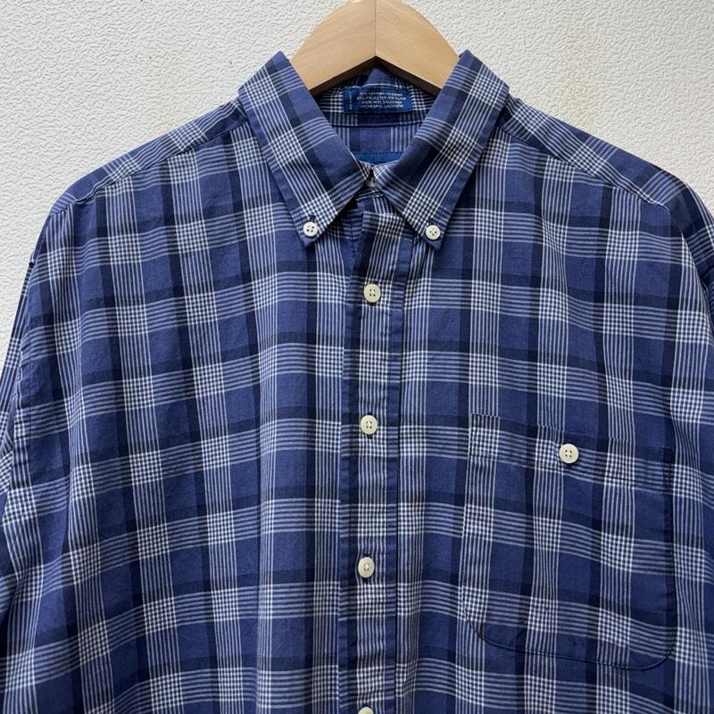 タウンクラフト TOWNCRAFT シャツ、ブラウス 長袖 90s ロングスリーブ ボタンダウン チェック シャツ ヴィンテージ L チェック メンズ USED 古着 中古 50151661