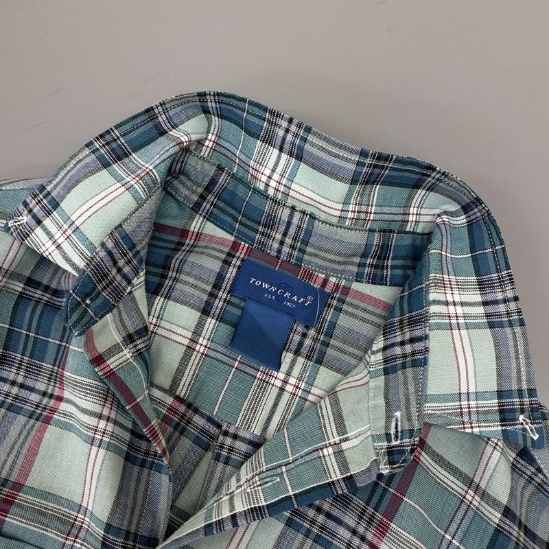 タウンクラフト TOWNCRAFT シャツ、ブラウス 長袖 90s ロングスリーブ ボタンダウン チェック シャツ ヴィンテージ - チェック メンズ USED 古着 中古 50151662