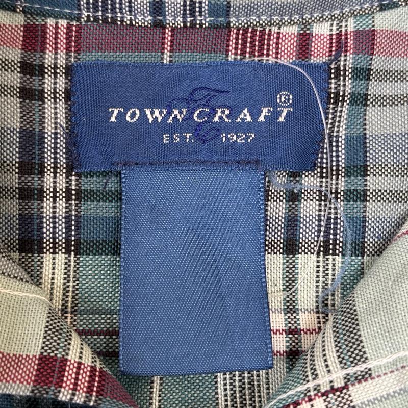 タウンクラフト TOWNCRAFT シャツ、ブラウス 長袖 90s ロングスリーブ ボタンダウン チェック シャツ ヴィンテージ - チェック メンズ USED 古着 中古 50151662