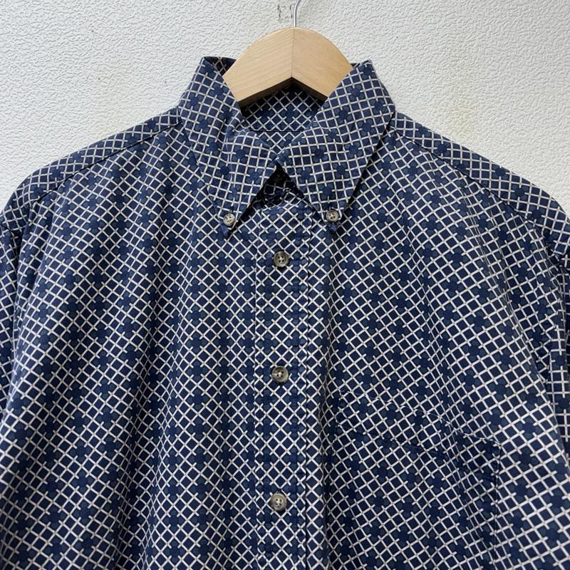 タウンクラフト TOWNCRAFT シャツ、ブラウス 長袖 90s ロングスリーブ ボタンダウン チェック ドット シャツ ヴィンテージ M チェック X ドット メンズ USED 古着 中古 50151663