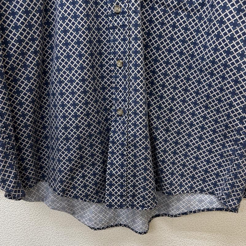 タウンクラフト TOWNCRAFT シャツ、ブラウス 長袖 90s ロングスリーブ ボタンダウン チェック ドット シャツ ヴィンテージ M チェック X ドット メンズ USED 古着 中古 50151663