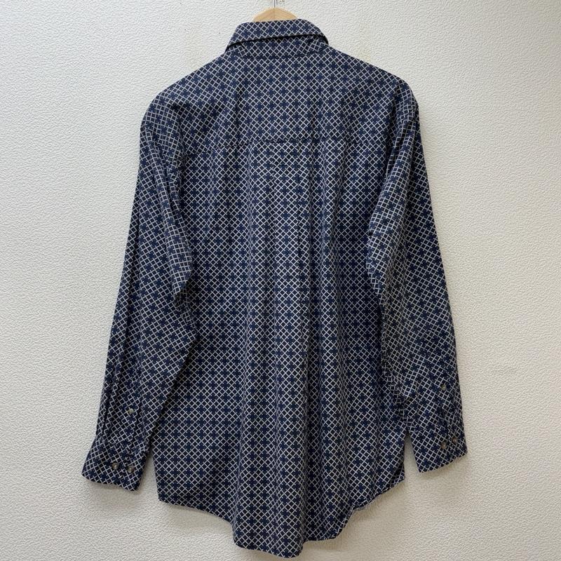 タウンクラフト TOWNCRAFT シャツ、ブラウス 長袖 90s ロングスリーブ ボタンダウン チェック ドット シャツ ヴィンテージ M チェック X ドット メンズ USED 古着 中古 50151663