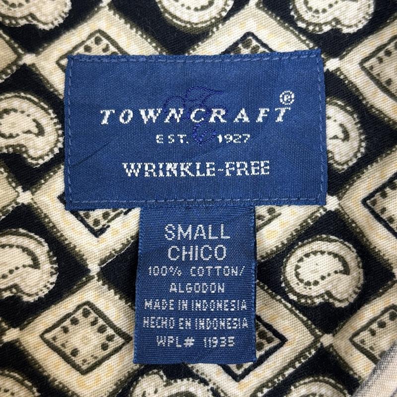 タウンクラフト TOWNCRAFT シャツ、ブラウス 長袖 90s ロングスリーブ ボタンダウン シャツ ペイズリー ヴィンテージ S ペイズリー X 総柄 メンズ USED 古着 中古 50151664