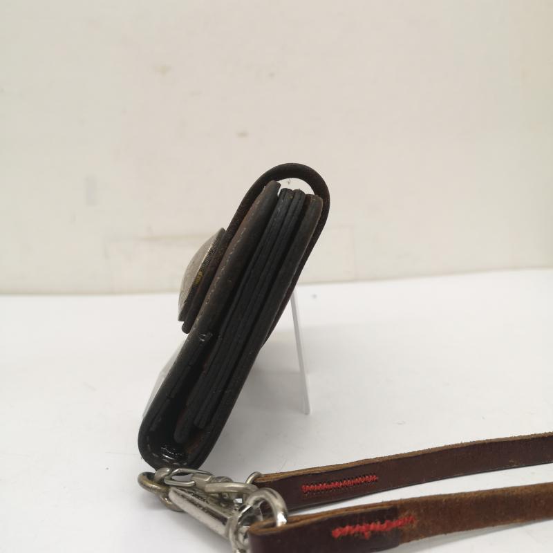 ファニー FUNNY 財布 長財布 カービング レザー コンチョ ロングウォレット 長財布 ウォレットコード - 茶 / ブラウン / brown メンズ USED 古着 中古 50151671