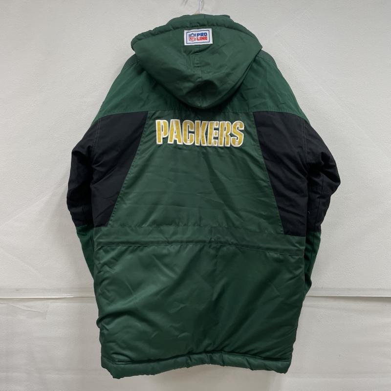 リーボック Reebok ジャケット、上着 ジャンパー、ブルゾン 中綿 ジップアップ フットボール コート NFL グリーンベイ パッカーズ ワッペン パッチ 韓国製 M ロゴ、文字 X 刺繍 緑 / グリーン / green X 黒 / ブラック / black メンズ USED 古着 中古 50151676