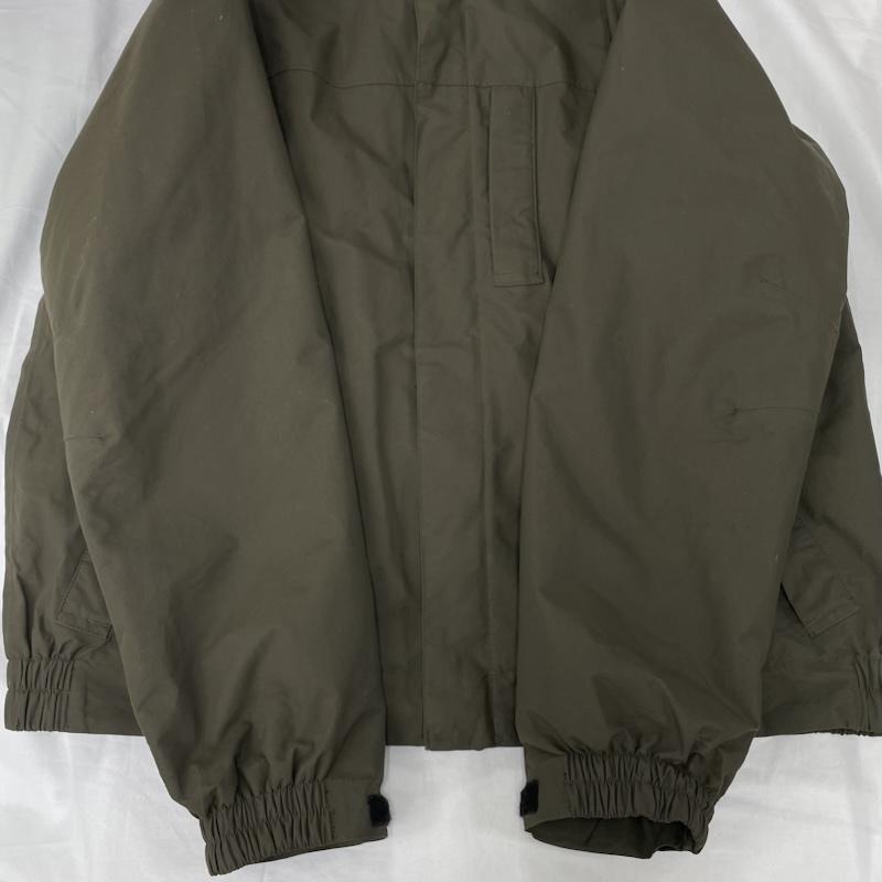 エディーバウアー Eddie Bauer ジャケット、上着 ジャンパー、ブルゾン パーカー ジャケット ジップアップ フード 防水 アウトドア ナイロン XL 無地 カーキ / カーキ / khaki メンズ USED 古着 中古 50151686