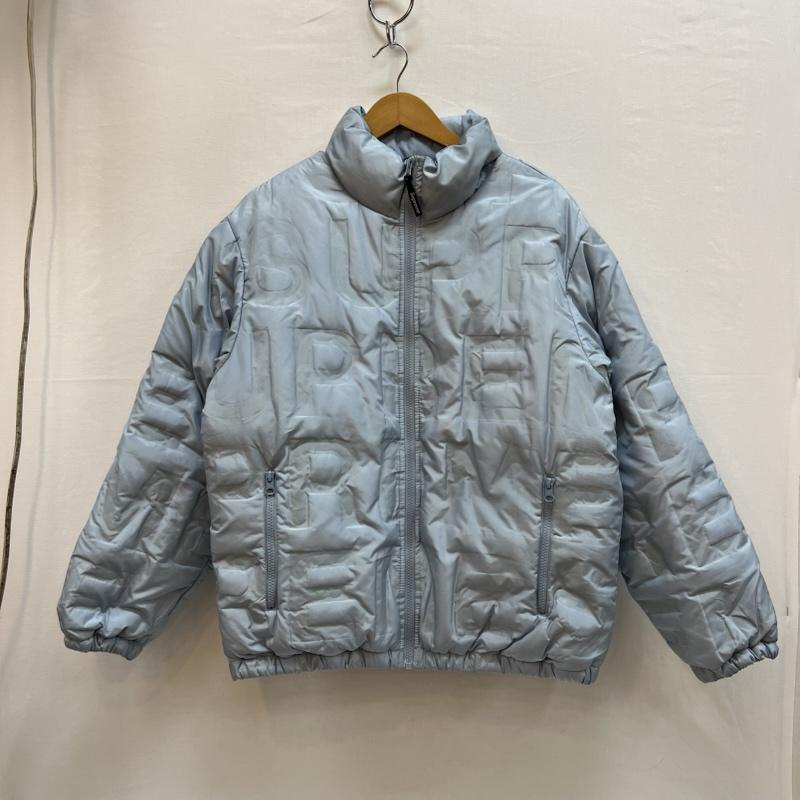 シュプリーム Supreme ジャケット、上着 ダウンジャケット 19SS Bonded Logo Puffy Jacket ロゴ ダウンジャケット S 水色 / ライトブルー / メンズ USED 古着 中古 50151696