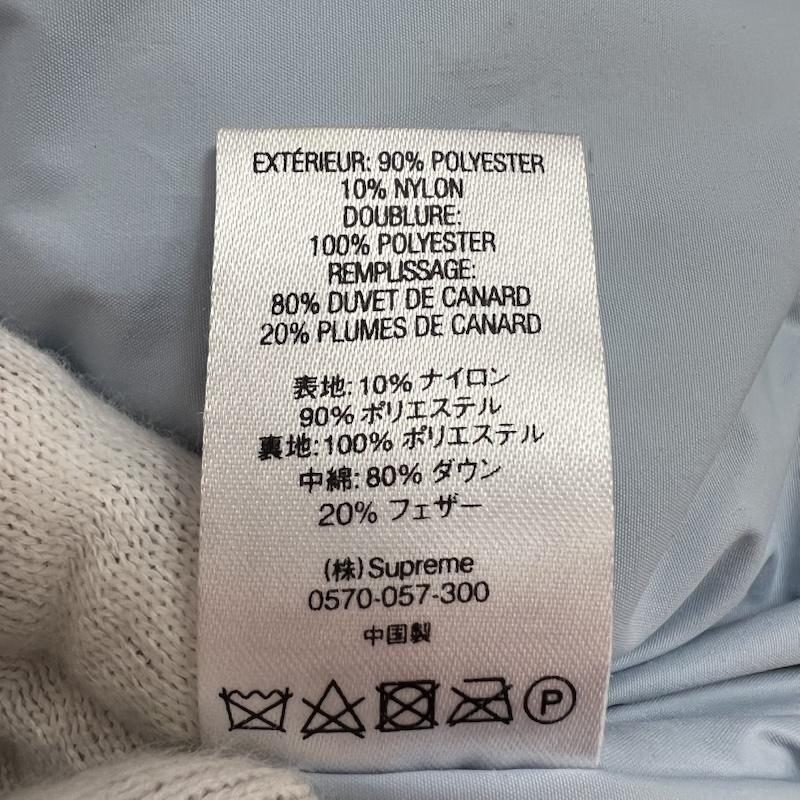 シュプリーム Supreme ジャケット、上着 ダウンジャケット 19SS Bonded Logo Puffy Jacket ロゴ ダウンジャケット S 水色 / ライトブルー / メンズ USED 古着 中古 50151696