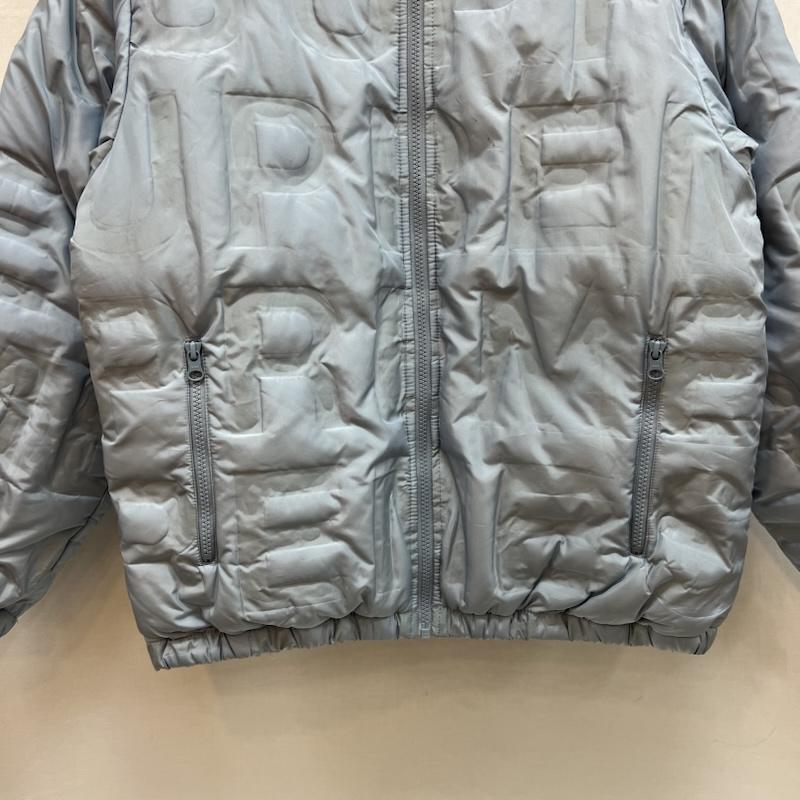 シュプリーム Supreme ジャケット、上着 ダウンジャケット 19SS Bonded Logo Puffy Jacket ロゴ ダウンジャケット S 水色 / ライトブルー / メンズ USED 古着 中古 50151696