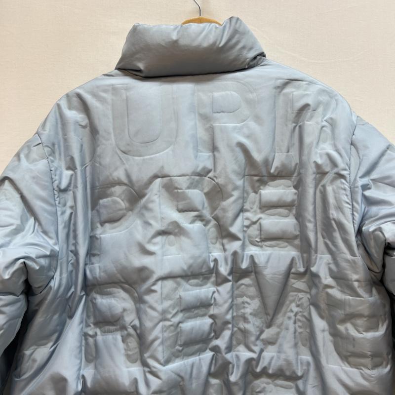 シュプリーム Supreme ジャケット、上着 ダウンジャケット 19SS Bonded Logo Puffy Jacket ロゴ ダウンジャケット S 水色 / ライトブルー / メンズ USED 古着 中古 50151696