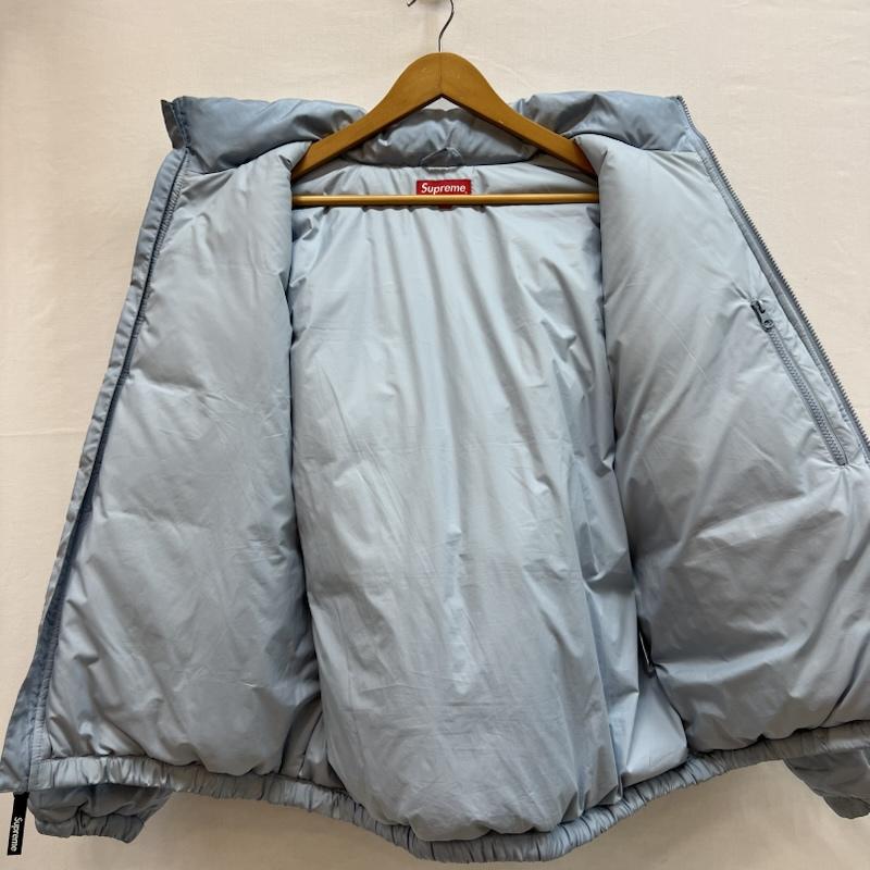 シュプリーム Supreme ジャケット、上着 ダウンジャケット 19SS Bonded Logo Puffy Jacket ロゴ ダウンジャケット S 水色 / ライトブルー / メンズ USED 古着 中古 50151696