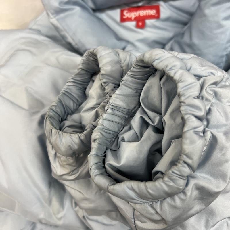 シュプリーム Supreme ジャケット、上着 ダウンジャケット 19SS Bonded Logo Puffy Jacket ロゴ ダウンジャケット S 水色 / ライトブルー / メンズ USED 古着 中古 50151696