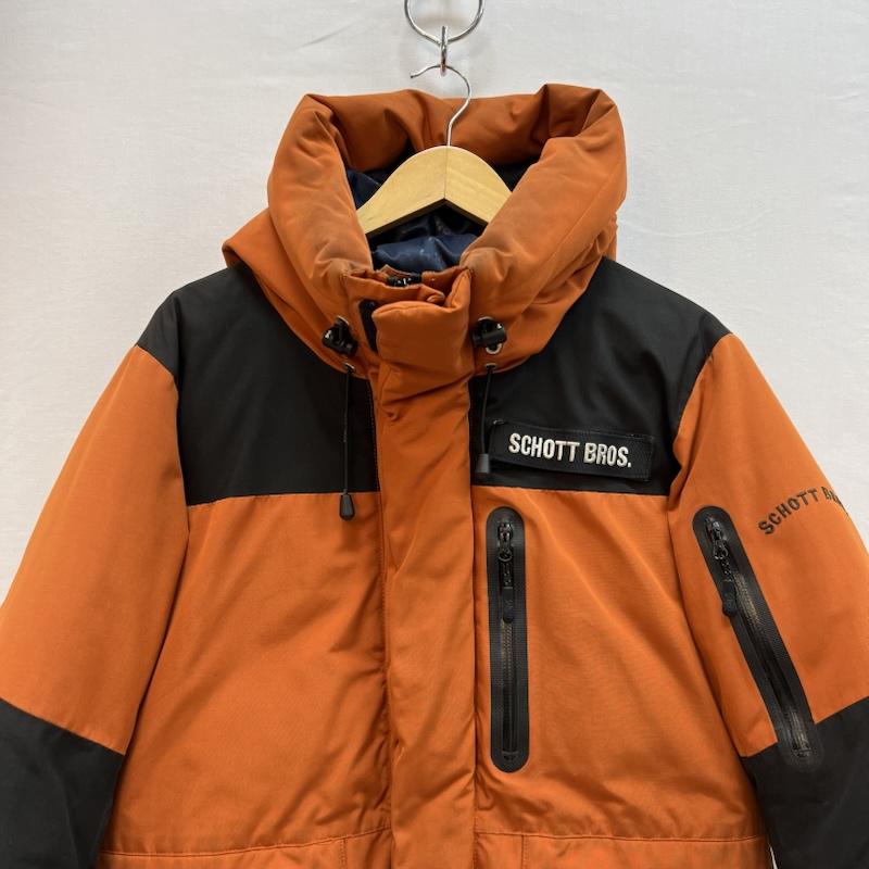 ショット schott ジャケット、上着 ダウンジャケット 2TONE DOWN PARKA ツートーン ダウンジャケット M 橙 / オレンジ / orange メンズ USED 古着 中古 50151702