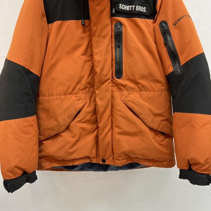 ショット schott ジャケット、上着 ダウンジャケット 2TONE DOWN PARKA ツートーン ダウンジャケット M 橙 / オレンジ / orange メンズ USED 古着 中古 50151702