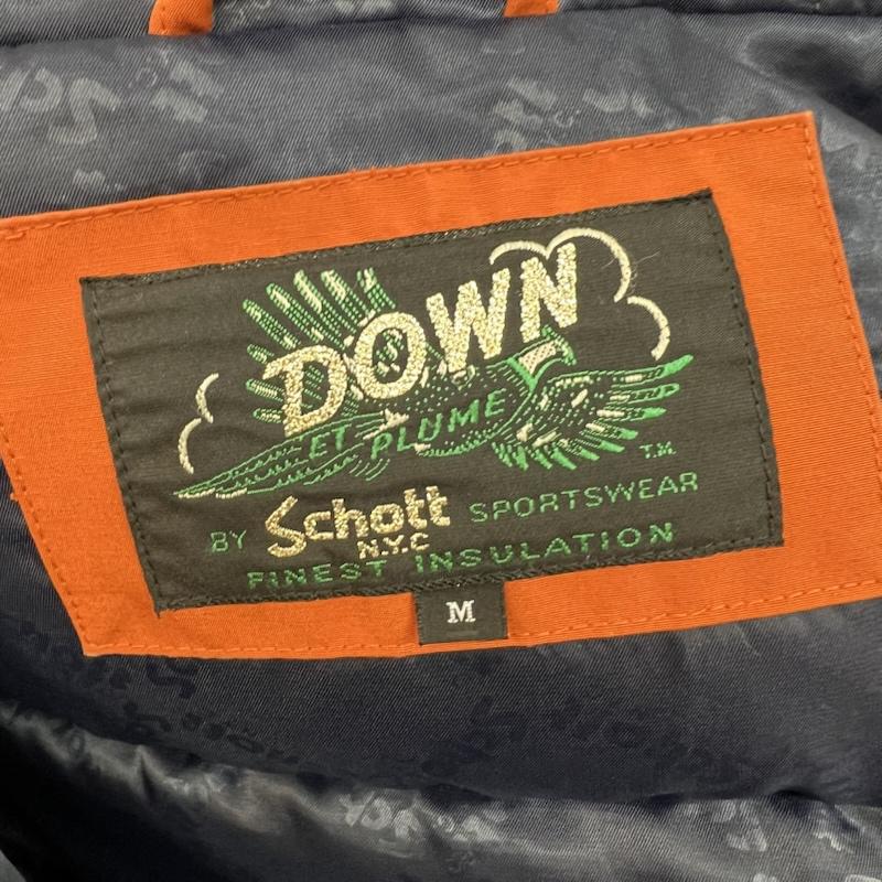 ショット schott ジャケット、上着 ダウンジャケット 2TONE DOWN PARKA ツートーン ダウンジャケット M 橙 / オレンジ / orange メンズ USED 古着 中古 50151702