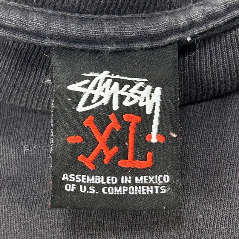ステューシー STUSSY Tシャツ 半袖 00s WORLDTOURTEE プリントTシャツ ブラック XLサイズ XL プリント 黒 / ブラック / black メンズ USED 古着 中古 50151721