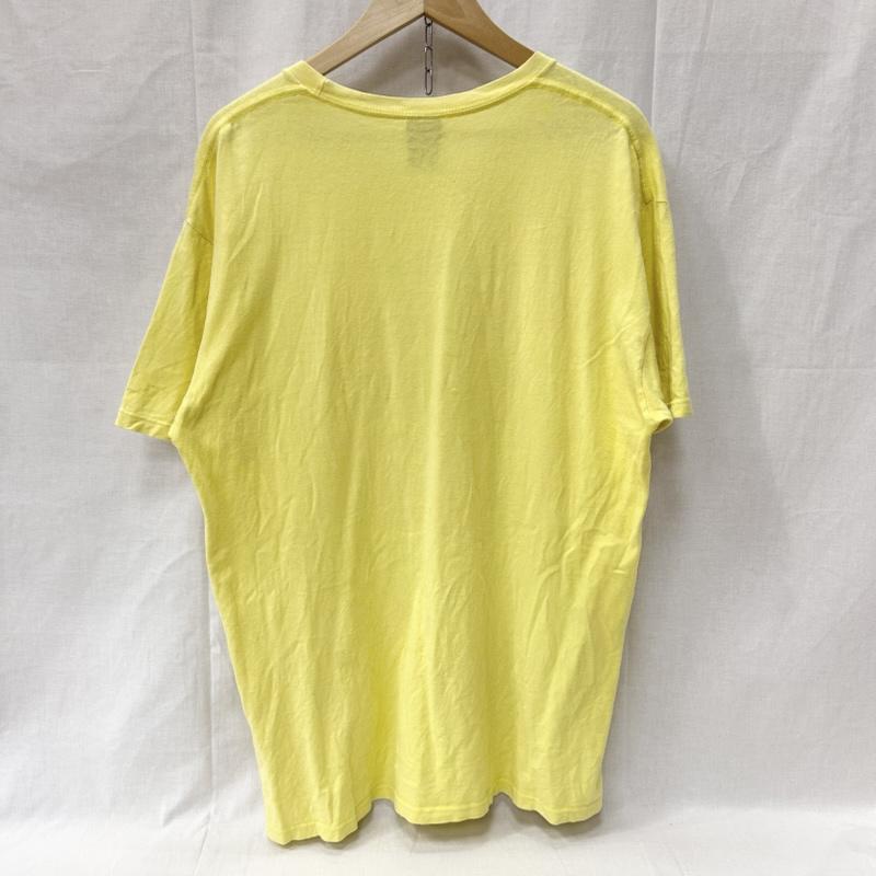 ステューシー STUSSY Tシャツ 半袖 ラスタライオン ライオンロゴ プリントTシャツ イエロー Lサイズ L プリント 黄 / イエロー / yellow メンズ USED 古着 中古 50151725