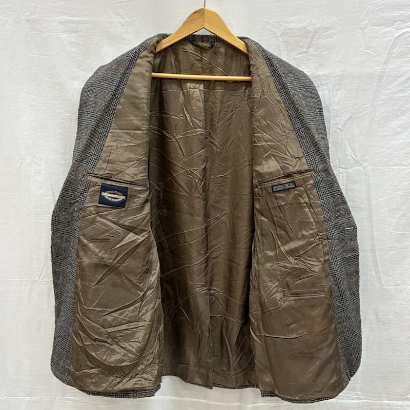 タウンクラフト TOWNCRAFT ジャケット、上着 ジャケット、ブレザー 90s シングル テーラード ジャケット 2釦 ウール チェック ブレザー ヴィンテージ L メンズ USED 古着 中古 50151726