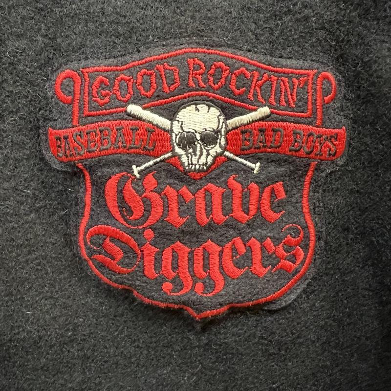 グッドルッキン GOODROCKIN  コート コート一般 ファラオジャケット スタジャン スカル 刺繍 ロカビリー L 黒 / ブラック / black X 赤 / レッド / red メンズ USED 古着 中古 50151727