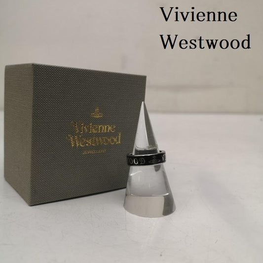 ヴィヴィアンウエストウッド Vivienne Westwood アクセサリー 指輪 コンジット ストリート シルバー リング 指輪 M 14号 SV925 - 黒 / ブラック / black メンズ USED 古着 中古 50151728