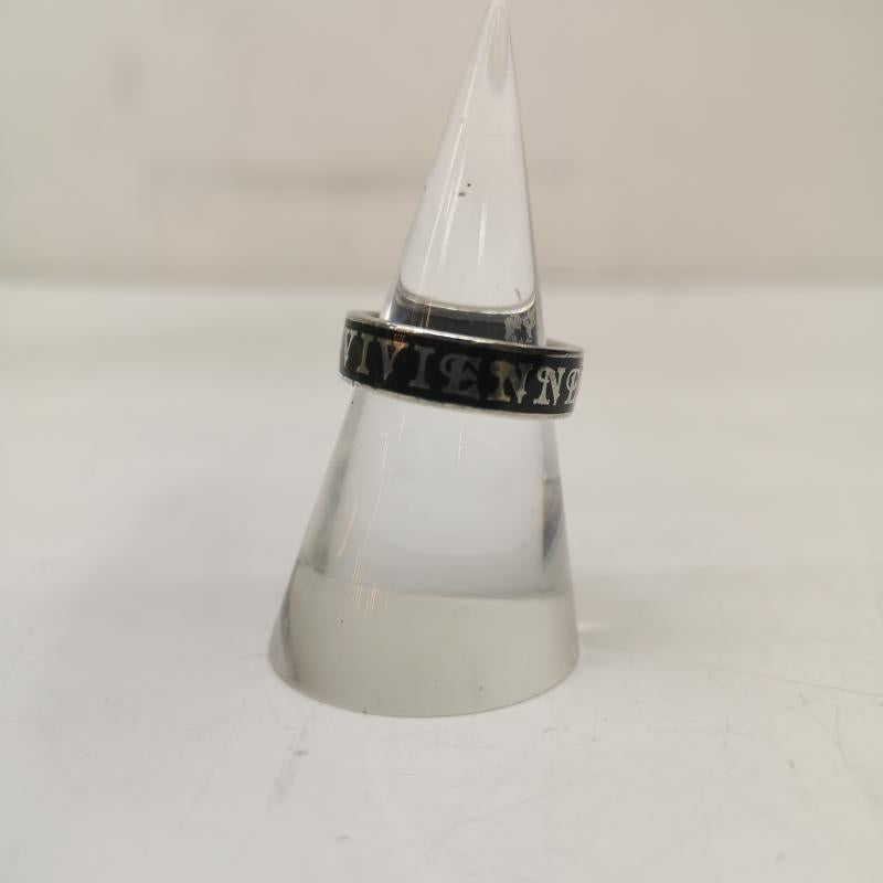 ヴィヴィアンウエストウッド Vivienne Westwood アクセサリー 指輪 コンジット ストリート シルバー リング 指輪 M 14号 SV925 - 黒 / ブラック / black メンズ USED 古着 中古 50151728