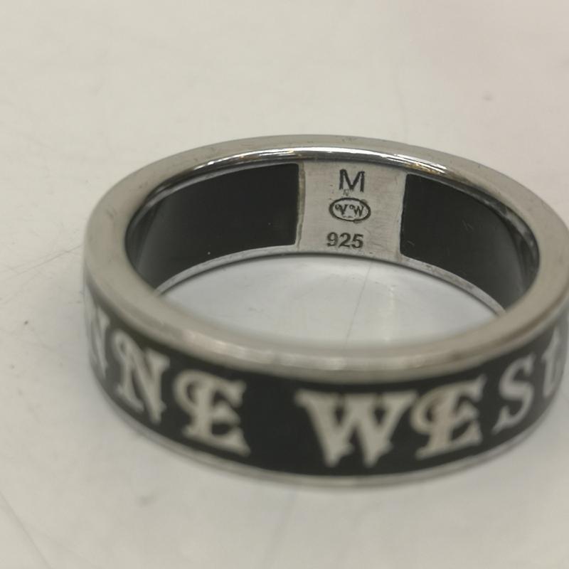 ヴィヴィアンウエストウッド Vivienne Westwood アクセサリー 指輪 コンジット ストリート シルバー リング 指輪 M 14号 SV925 - 黒 / ブラック / black メンズ USED 古着 中古 50151728