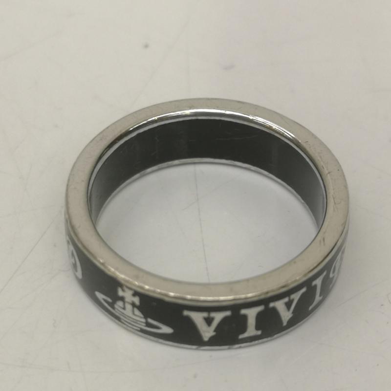 ヴィヴィアンウエストウッド Vivienne Westwood アクセサリー 指輪 コンジット ストリート シルバー リング 指輪 M 14号 SV925 - 黒 / ブラック / black メンズ USED 古着 中古 50151728
