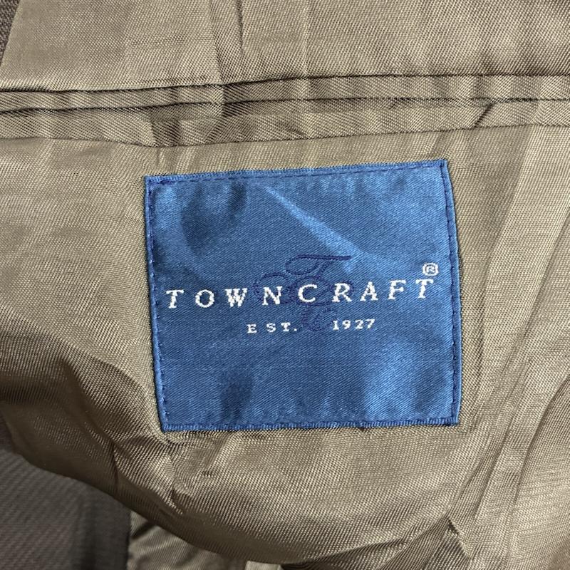 タウンクラフト TOWNCRAFT ジャケット、上着 ジャケット、ブレザー 90s シングル テーラード ジャケット 2釦 ウール チェック ブレザー ヴィンテージ 44 メンズ USED 古着 中古 50151729