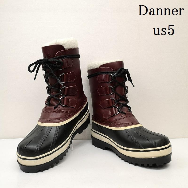 ダナー Danner シューズ シューズ D-140002 ボア レザー スノーブーツ US：5 ボルドー / ボルドー / レディース USED 古着 中古 50151751