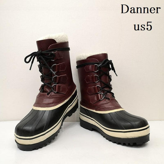 ダナー Danner シューズ シューズ D-140002 ボア レザー スノーブーツ US：5 ボルドー / ボルドー / レディース USED 古着 中古 50151751