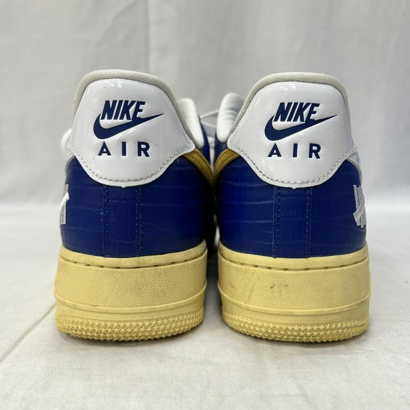 ナイキ NIKE スニーカー スニーカー dm8462-400 UNDEFEATED × Nike Air Force 1 Low 5 On It US9.5 / 27.5cm 27.5cm 青 / ブルー / blue X 黄 / イエロー / yellow X ベージュ / ベージュ / beige メンズ USED 古着 中古 50151757